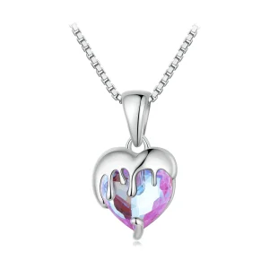 (immagine per) Collana a cuore fuso in stile Pandora - BSN322