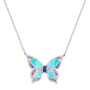 (immagine per) Collana a farfalla in stile Pandora - BSN306