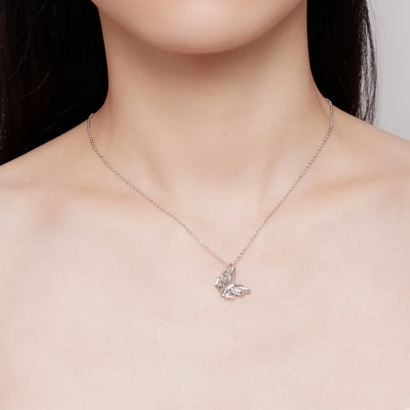 (immagine per) Collana a farfalla in stile Pandora - BSN321 - Visualizza 8