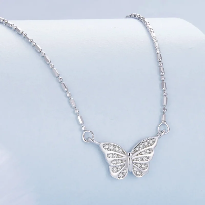 (immagine per) Collana a farfalla intelligente di stile Pandora - BSN352 - Visualizza 2