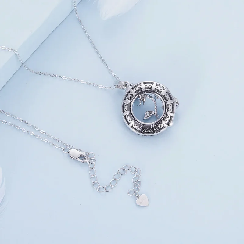 (immagine per) Collana a forma di anello angelo stile Pandora - BSN313 - Visualizza 4