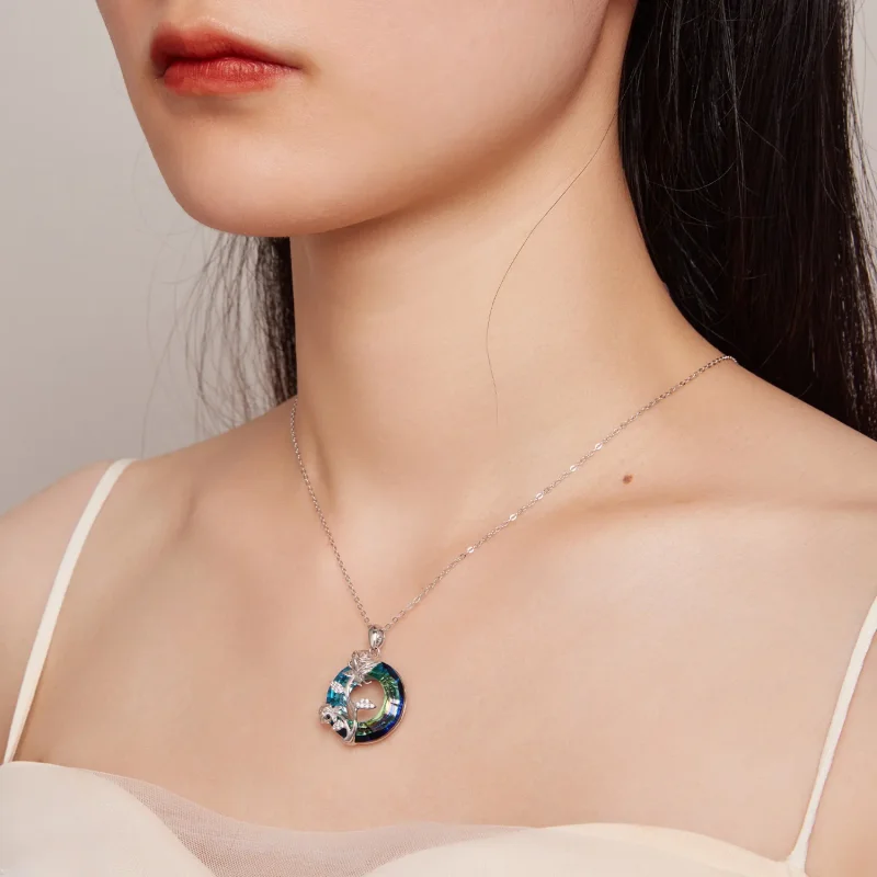 (immagine per) Collana a forma di anello angelo stile Pandora - BSN313 - Visualizza 7