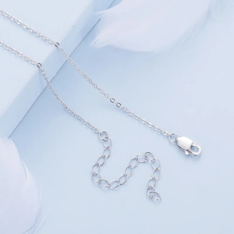 (immagine per) Collana a forma di cuore colorata in stile Pandora - BSN320 - Visualizza 5