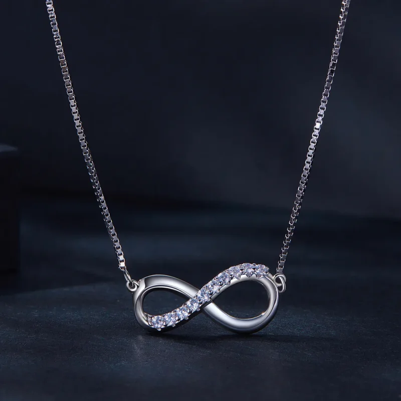 (immagine per) Collana a forma di nastro di Möbius stile Pandora (Un certificato) - MSN018 - Visualizza 2