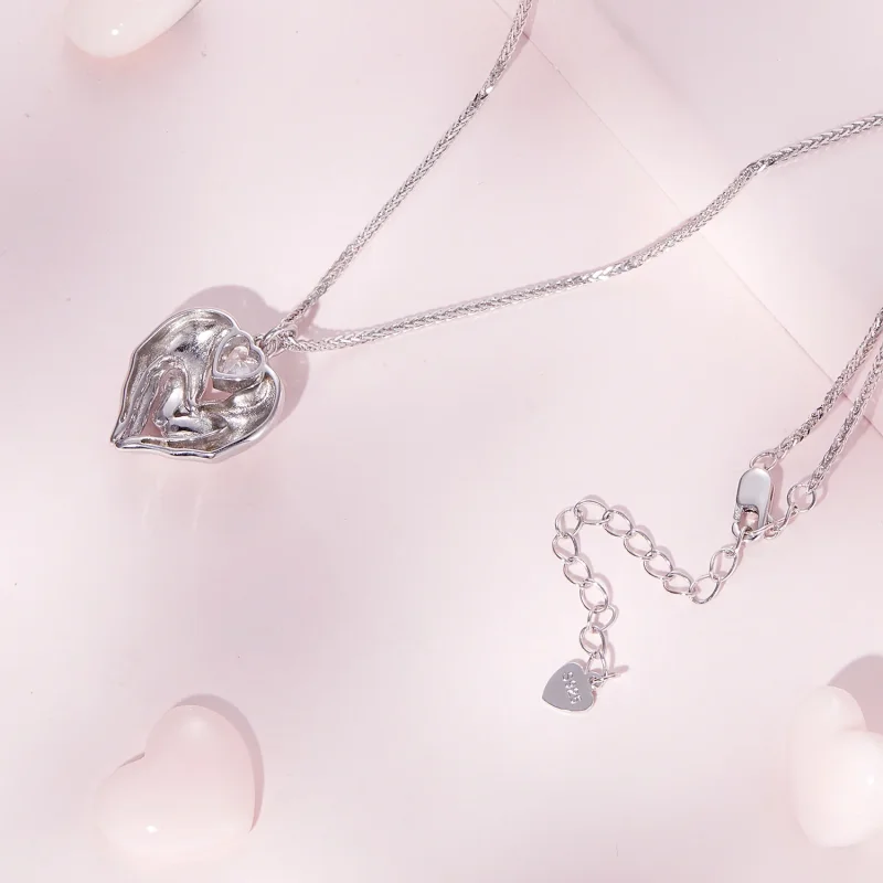 (immagine per) Collana a forma di piedino stile Pandora - SCN497 - Visualizza 4