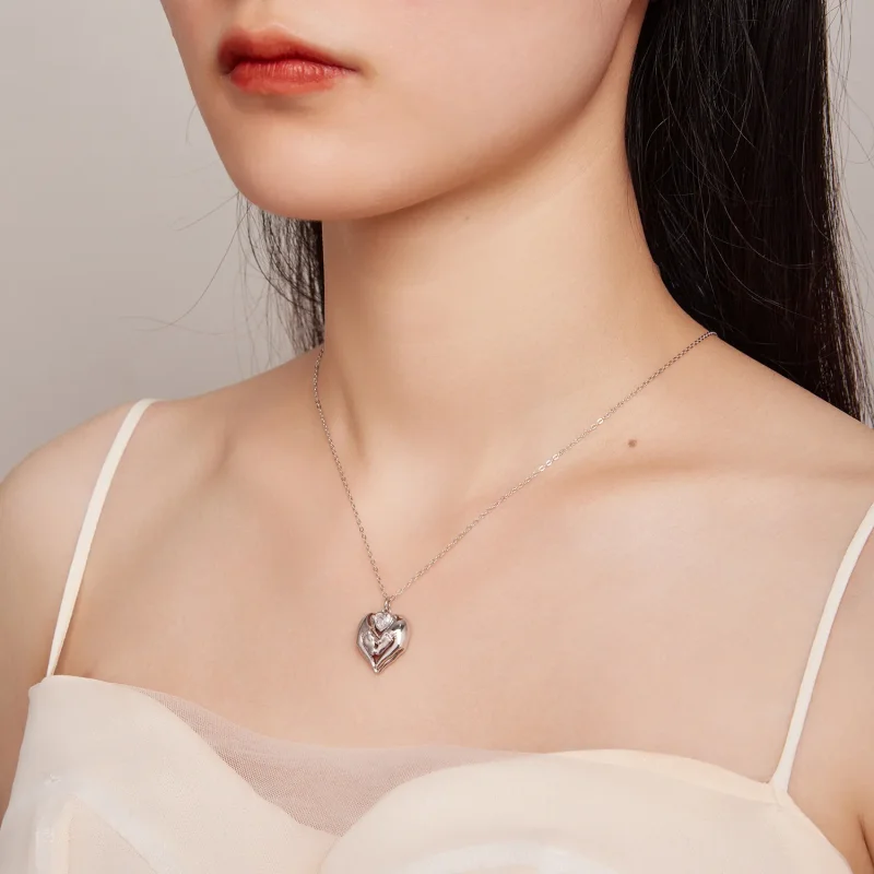 (immagine per) Collana a forma di piedino stile Pandora - SCN497 - Visualizza 7