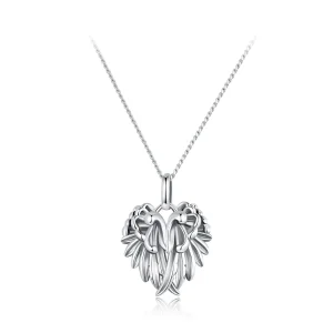 (immagine per) Collana con pendente a forma di ali in stile Pandora - SCN504