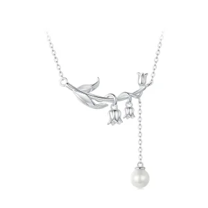 (immagine per) Collana in stile Pandora con giglio della valle - BSN357