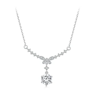 (immagine per) Collana in stile Pandora con Moissanite (Un Certificato) - MSN020
