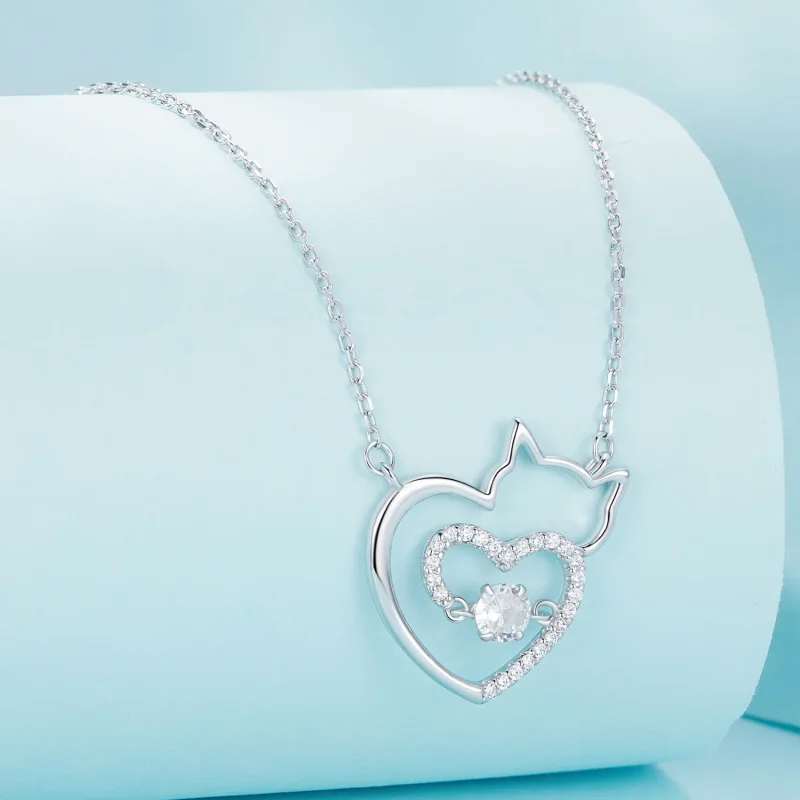 (immagine per) Collana intelligente a forma di gatto stile Pandora - SCN503 - Visualizza 2
