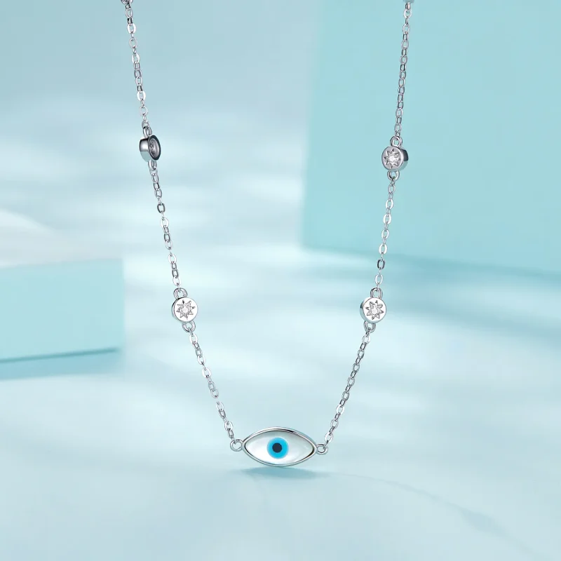 (immagine per) Collana Pandora stile Occhio del Diavolo - SCN505 - Visualizza 3