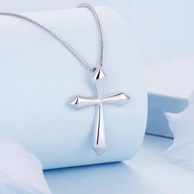 (immagine per) Collana Pandora Style a croce Chopin - BSN304 - Visualizza 2