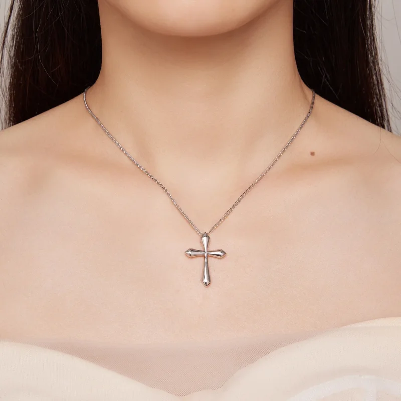 (immagine per) Collana Pandora Style a croce Chopin - BSN304 - Visualizza 5