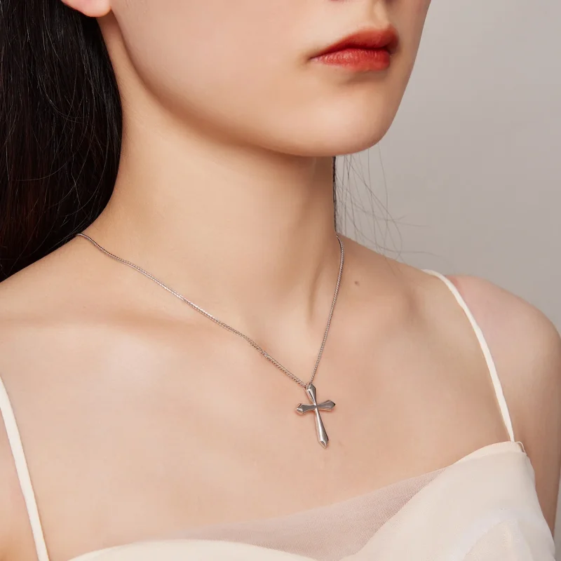 (immagine per) Collana Pandora Style a croce Chopin - BSN304 - Visualizza 6