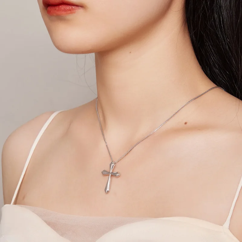 (immagine per) Collana Pandora Style a croce Chopin - BSN304 - Visualizza 7