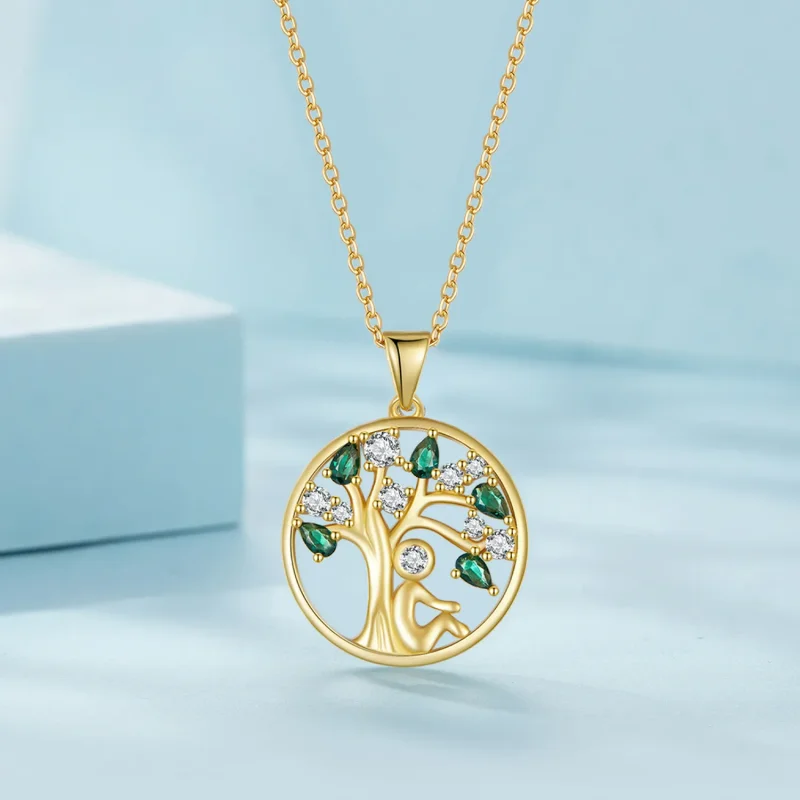 (immagine per) Collana Pandora Style Albero della Vita Dorato - SCN094-B - Visualizza 2