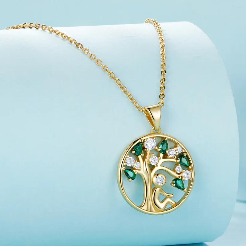 (immagine per) Collana Pandora Style Albero della Vita Dorato - SCN094-B - Visualizza 3