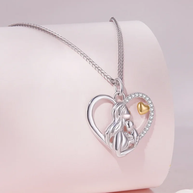 (immagine per) Collana Pandora Style Deep Love Between Mother and Son - SCN498 - Visualizza 2