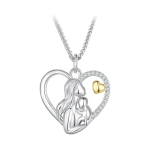 Collana Pandora Style Deep Love Between Mother and Son - SCN498 (immagine per) Collana Pandora Style Deep Love Between Mother and Son - SCN498