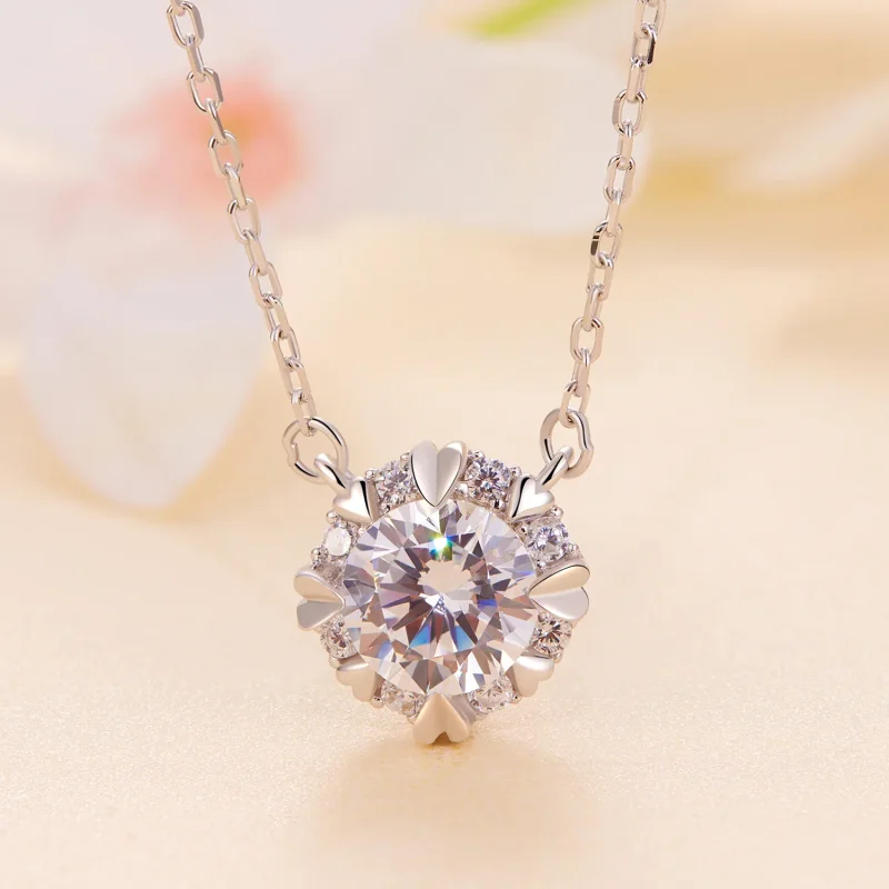 (immagine per) Collana Pandora Style Esquisite Moissanite (Un Certificato) - MSN011 - Visualizza 2
