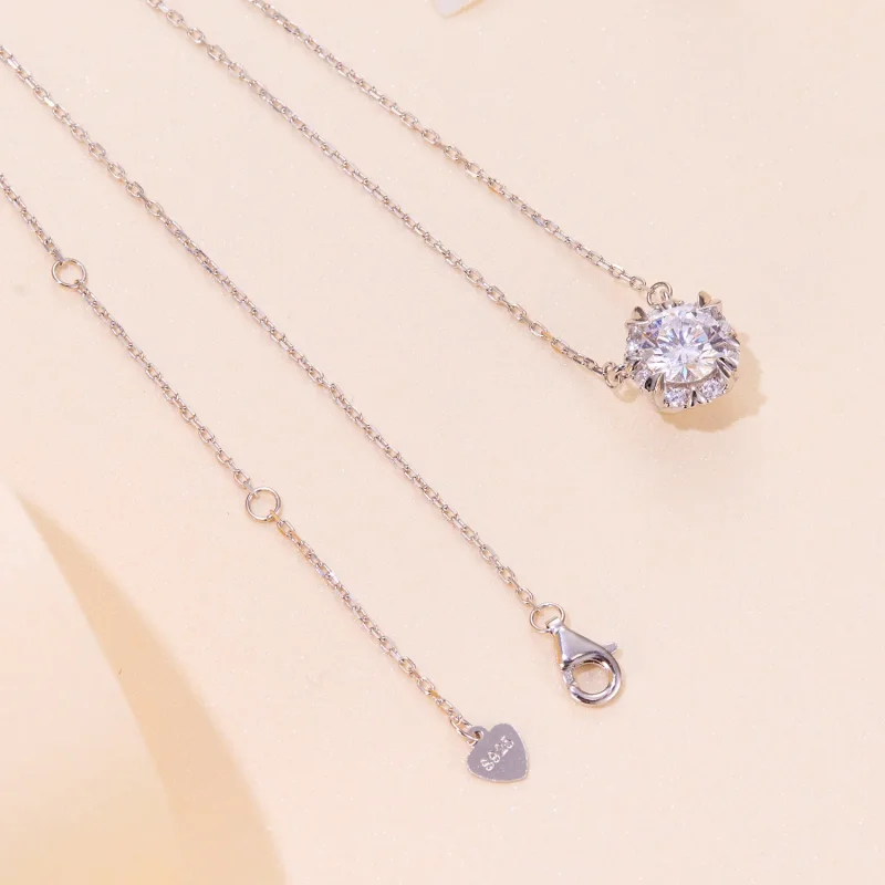 (immagine per) Collana Pandora Style Esquisite Moissanite (Un Certificato) - MSN011 - Visualizza 4