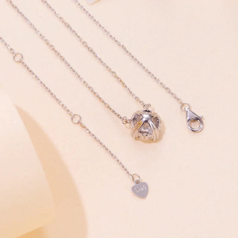 (immagine per) Collana Pandora Style Esquisite Moissanite (Un Certificato) - MSN011 - Visualizza 5