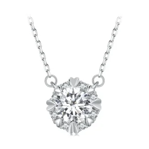 Collana Pandora Style Esquisite Moissanite (Un Certificato) - MSN011 (immagine per) Collana Pandora Style Esquisite Moissanite (Un Certificato) - MSN011