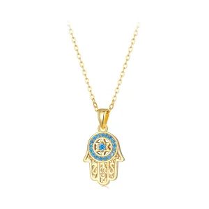 (immagine per) Collana Pandora Style Fatima's Guardian dorata - SCN264-B