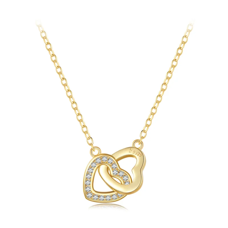 (immagine per) Collana Pandora Style Heart To Heart in argento 925 - SCN181-B