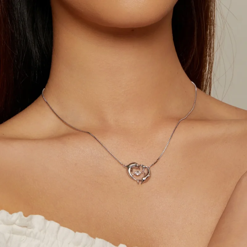 (immagine per) Collana Smart stile Pandora con delfino - BSN340 - Visualizza 6