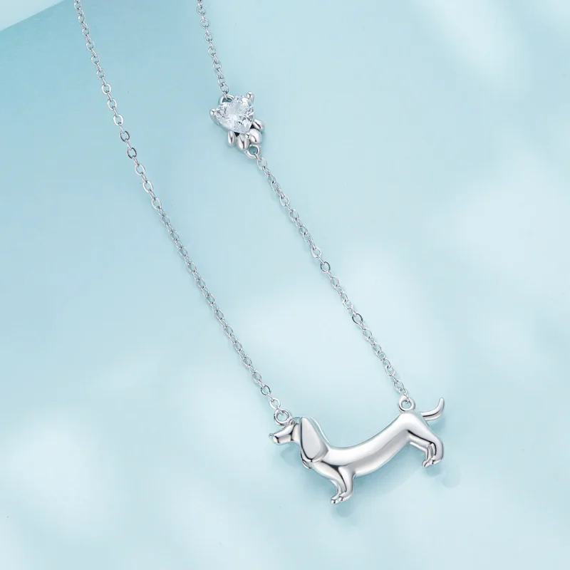 (immagine per) Collana stile Pandora con bassotto - SCN501 - Visualizza 2
