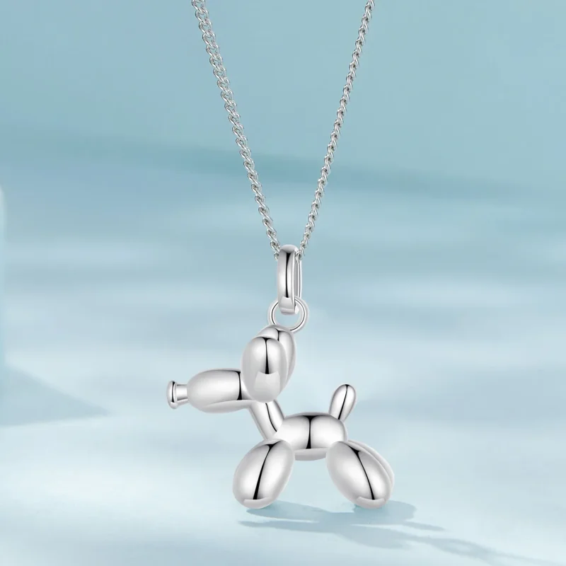 (immagine per) Collana stile Pandora con cane a forma di palloncino - SCN506 - Visualizza 3