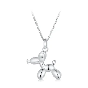 (immagine per) Collana stile Pandora con cane a forma di palloncino - SCN506