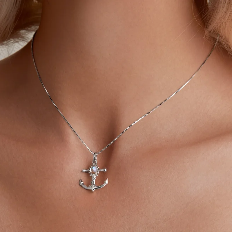 (immagine per) Collana stile Pandora con ciondolo ad ancoraggio - BSN349 - Visualizza 6