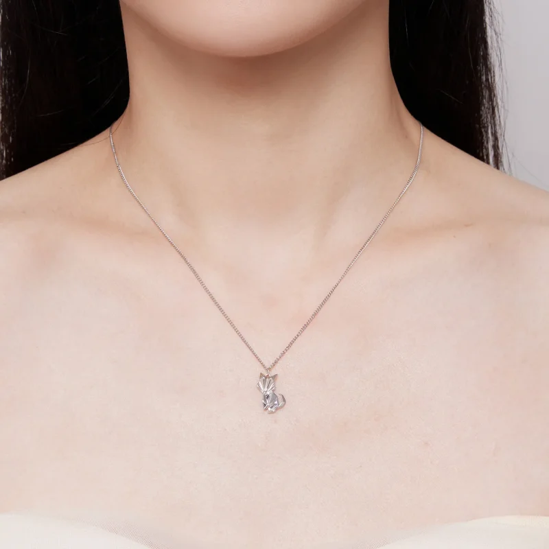 (immagine per) Collana stile Pandora con ciondolo di piccola volpe - BSN319 - Visualizza 6