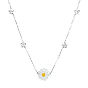 (immagine per) Collana stile Pandora con girocollo di margherite - SCN494