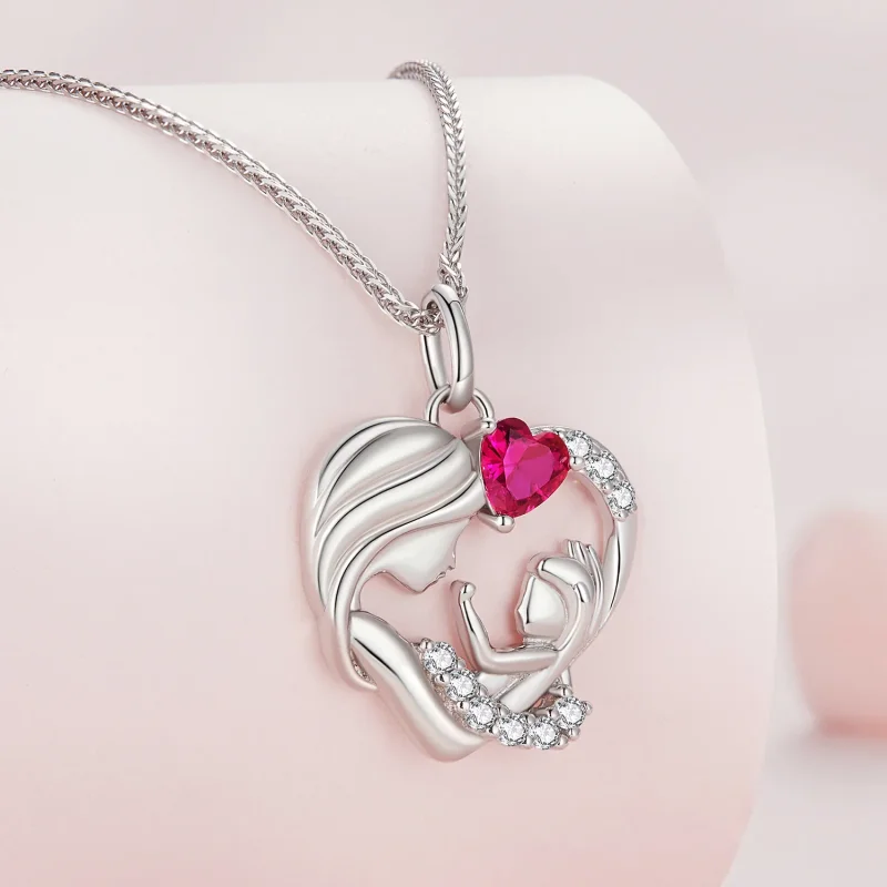 (immagine per) Collana stile Pandora Madre e Figlio - BSN323 - Visualizza 2