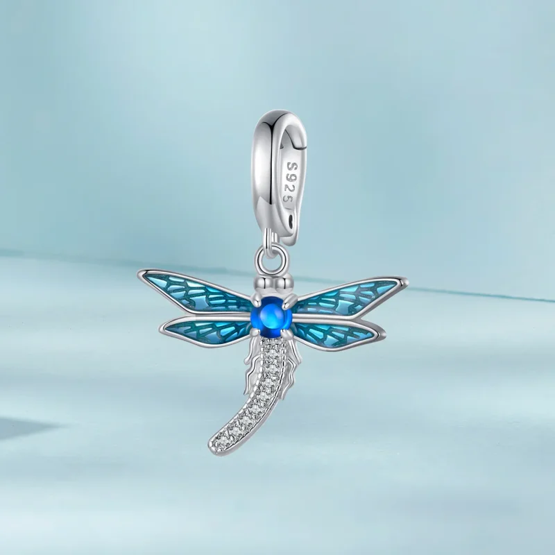(immagine per) Gioielli pendenti a forma di libellula in stile Pandora - SCC2569 - Visualizza 2