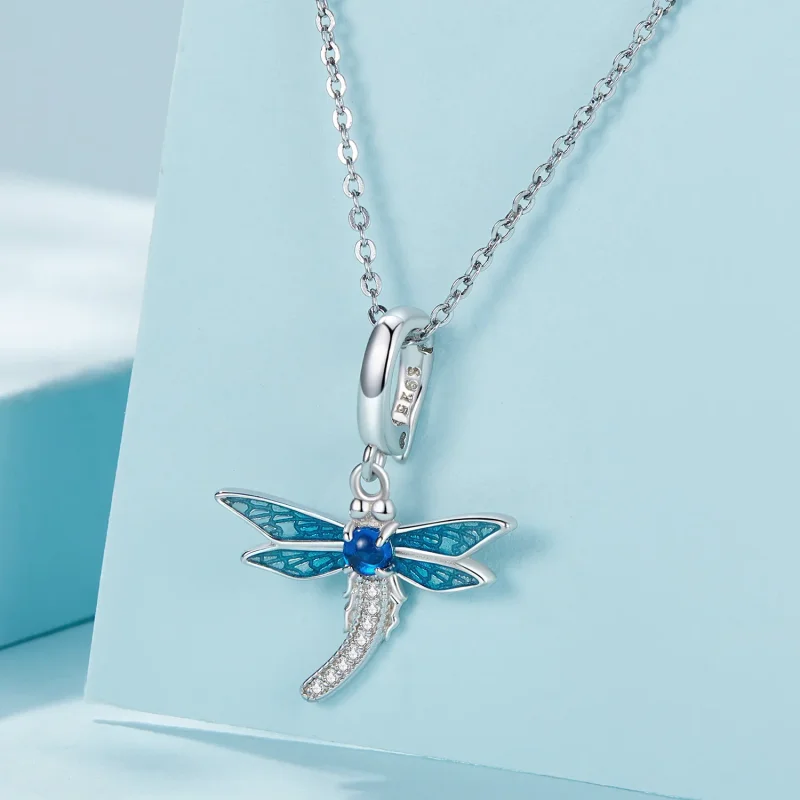 (immagine per) Gioielli pendenti a forma di libellula in stile Pandora - SCC2569 - Visualizza 3