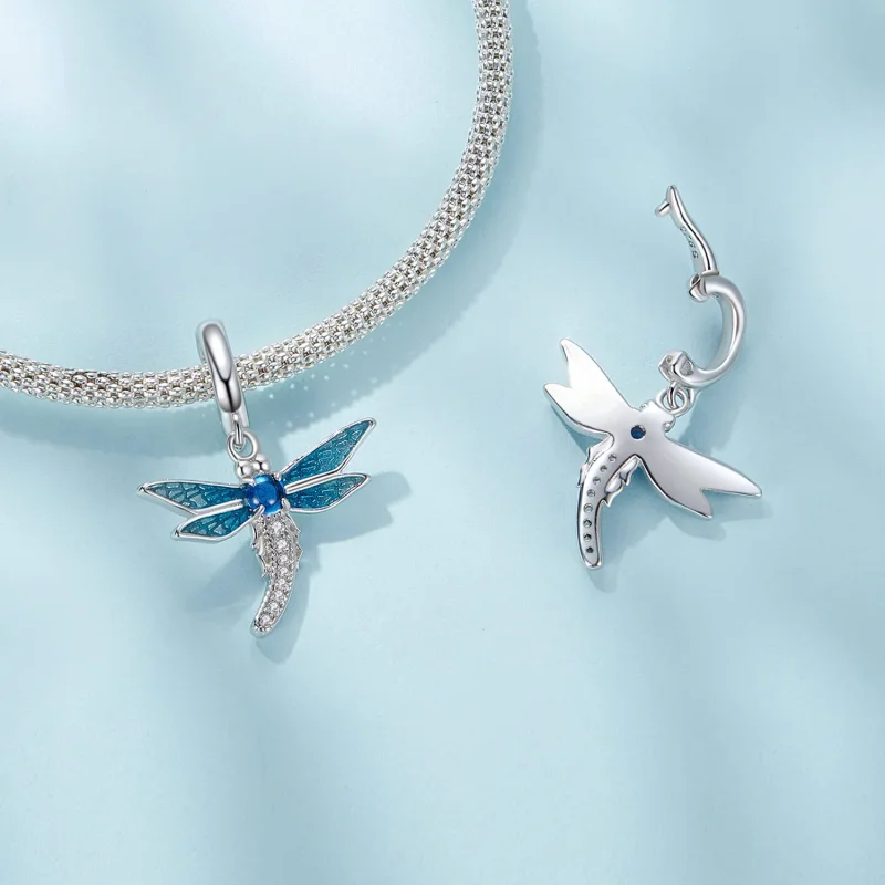 (immagine per) Gioielli pendenti a forma di libellula in stile Pandora - SCC2569 - Visualizza 5