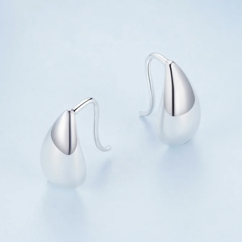 (immagine per) Orecchini a bottone con brillantezza a gocce d'acqua in stile Pandora - BSE869 - Visualizza 3