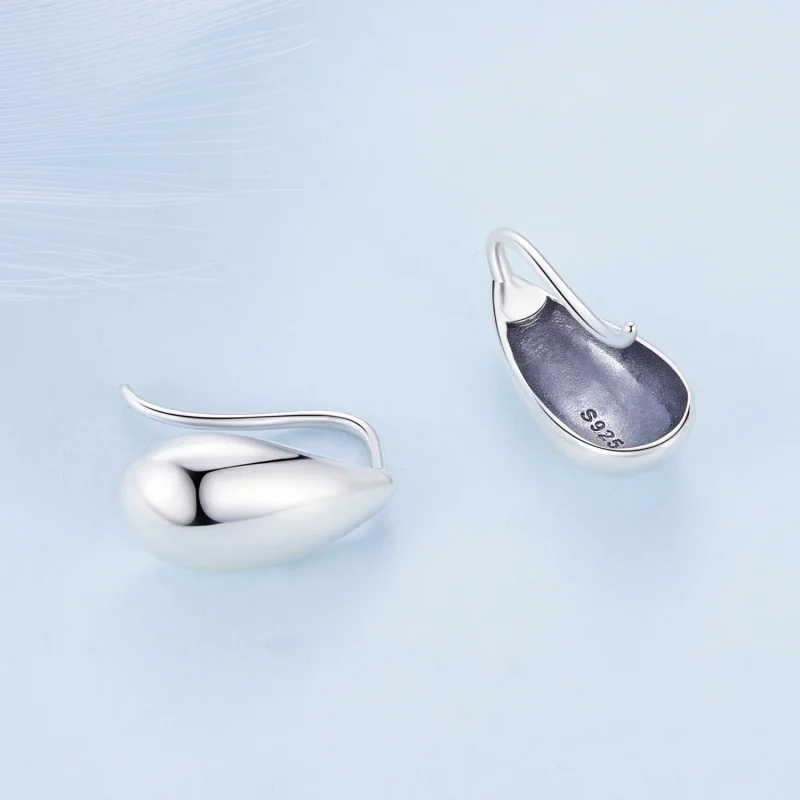 (immagine per) Orecchini a bottone con brillantezza a gocce d'acqua in stile Pandora - BSE869 - Visualizza 4