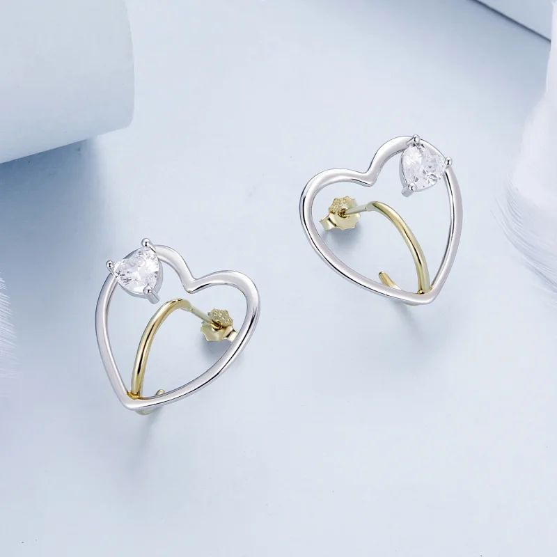 (immagine per) Orecchini a bottone Pandora Style Love - BSE888 - Visualizza 3