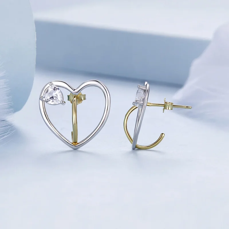 (immagine per) Orecchini a bottone Pandora Style Love - BSE888 - Visualizza 4