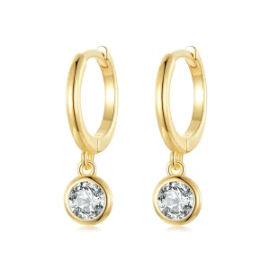 (immagine per) Orecchini a cerchio con zirconi stile Pandora - SCE830-B