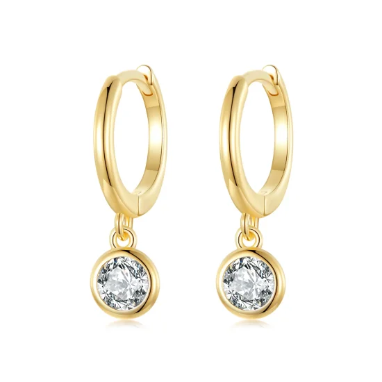 (immagine per) Orecchini a cerchio con zirconi stile Pandora - SCE830-B