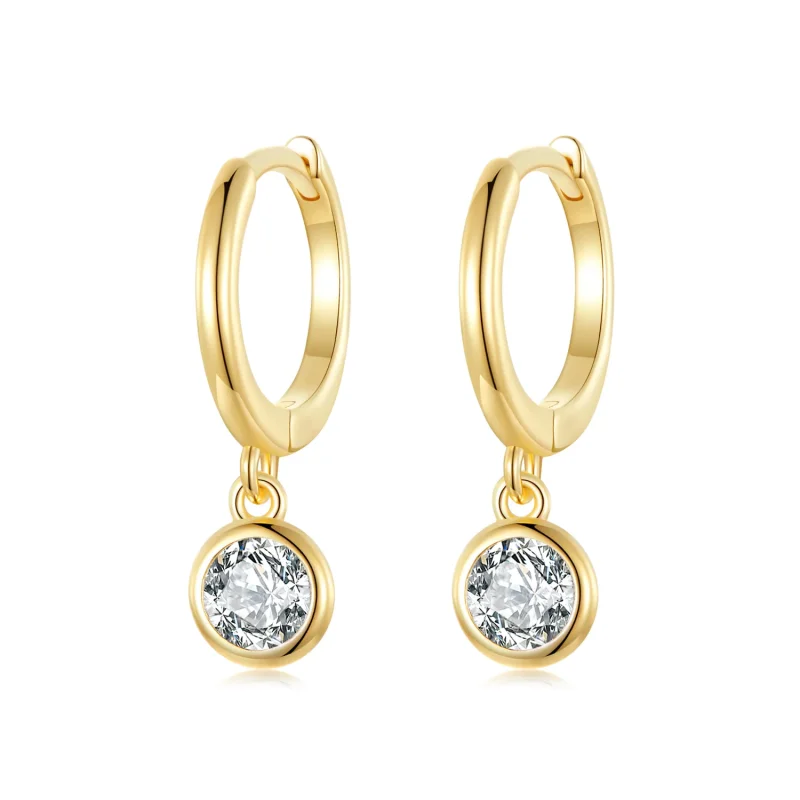 (immagine per) Orecchini a cerchio con zirconi stile Pandora - SCE830-B