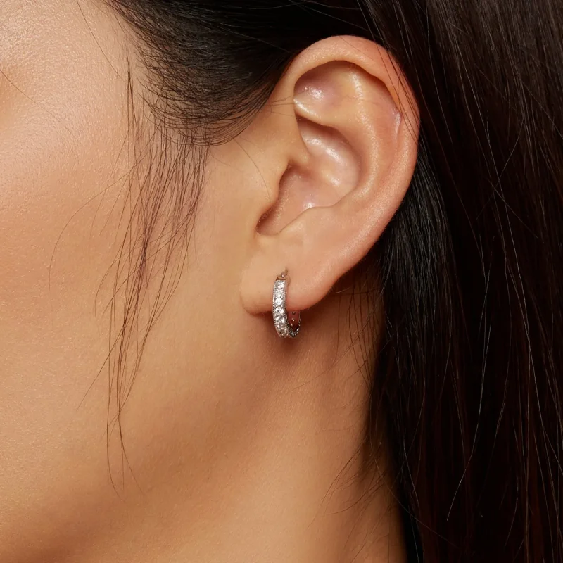 (immagine per) Orecchini a cerchio di stile Shine Pandora - BSE868 - Visualizza 5