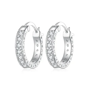 (immagine per) Orecchini a cerchio di stile Shine Pandora - BSE868