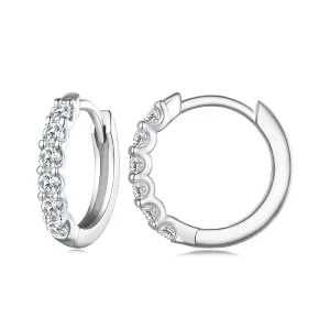 (immagine per) Orecchini a cerchio in stile Pandora con Moissanite - MSE029